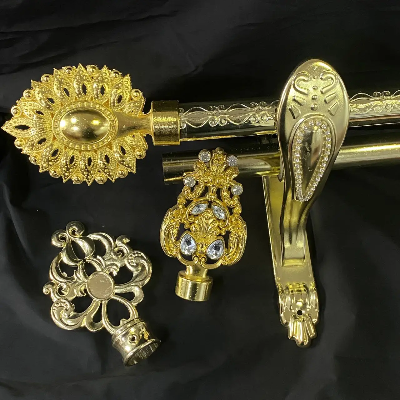 Gold Luxury Fashion Accessories Home Decor Curtain Accessories curtain ring machine