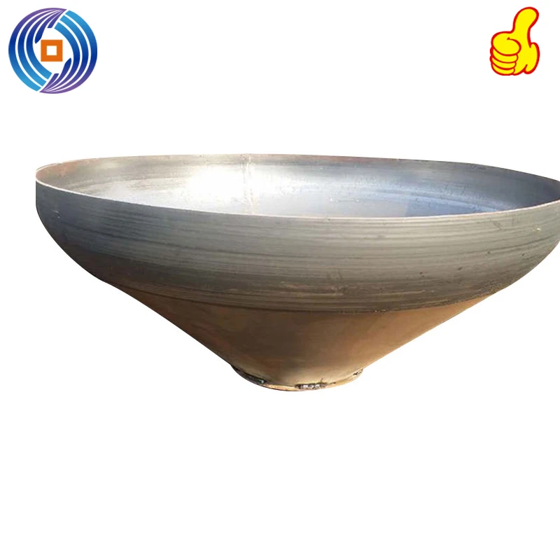 End cap for steel tube 36' conical hemispherical head cone shaped head