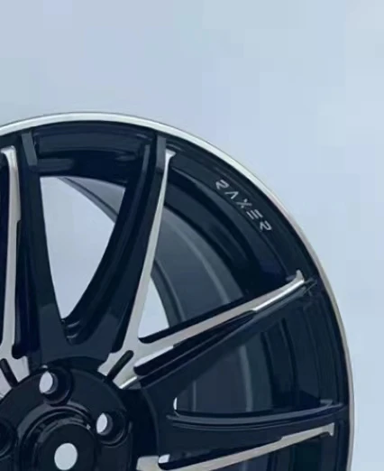 1200 Black Universal Rines Mag Wheel Alloy Car Rims Hoop 17 18 Inch 5 Holes 5x100