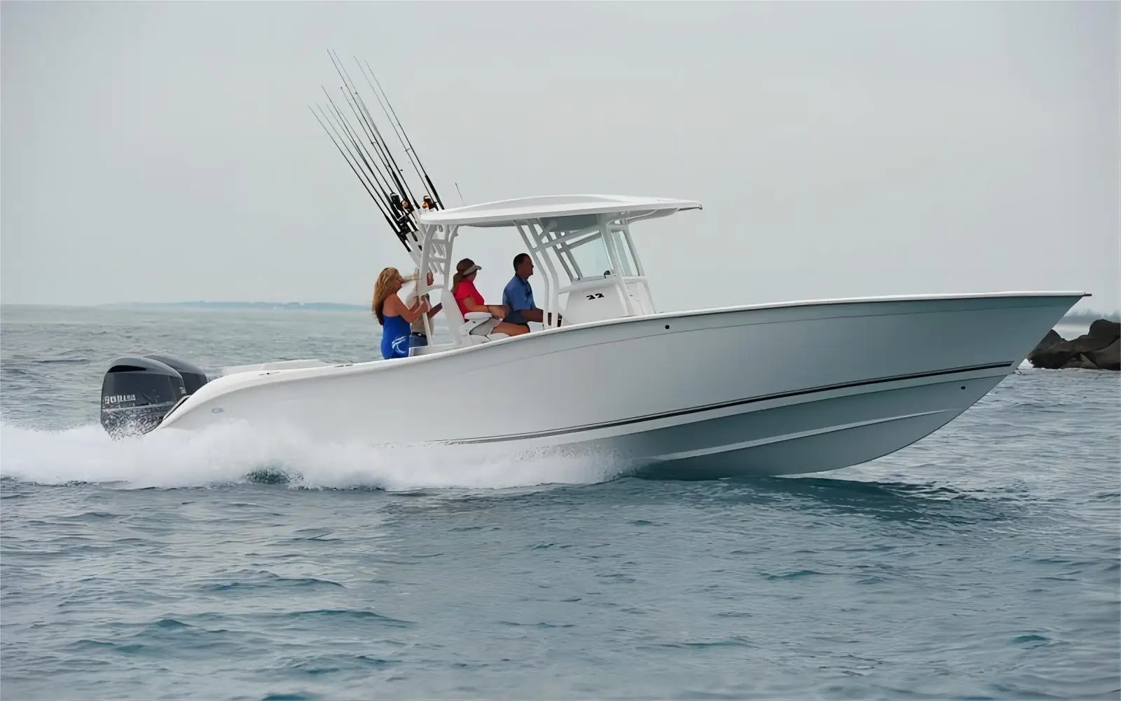 2024 Hot Sale Aluminum Fishing Speedboat 17ft Outboard Engine Aluminum Fishing Boat Trawler For Sale