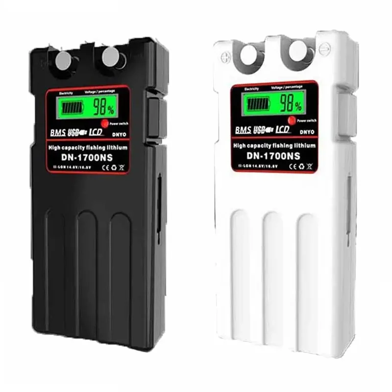 14.8V-16.8V 14000mAh Electric Fishing Reel Battery Pack for Daiwa & Shimano Reels, High Capacity for and Long Fishing Trips