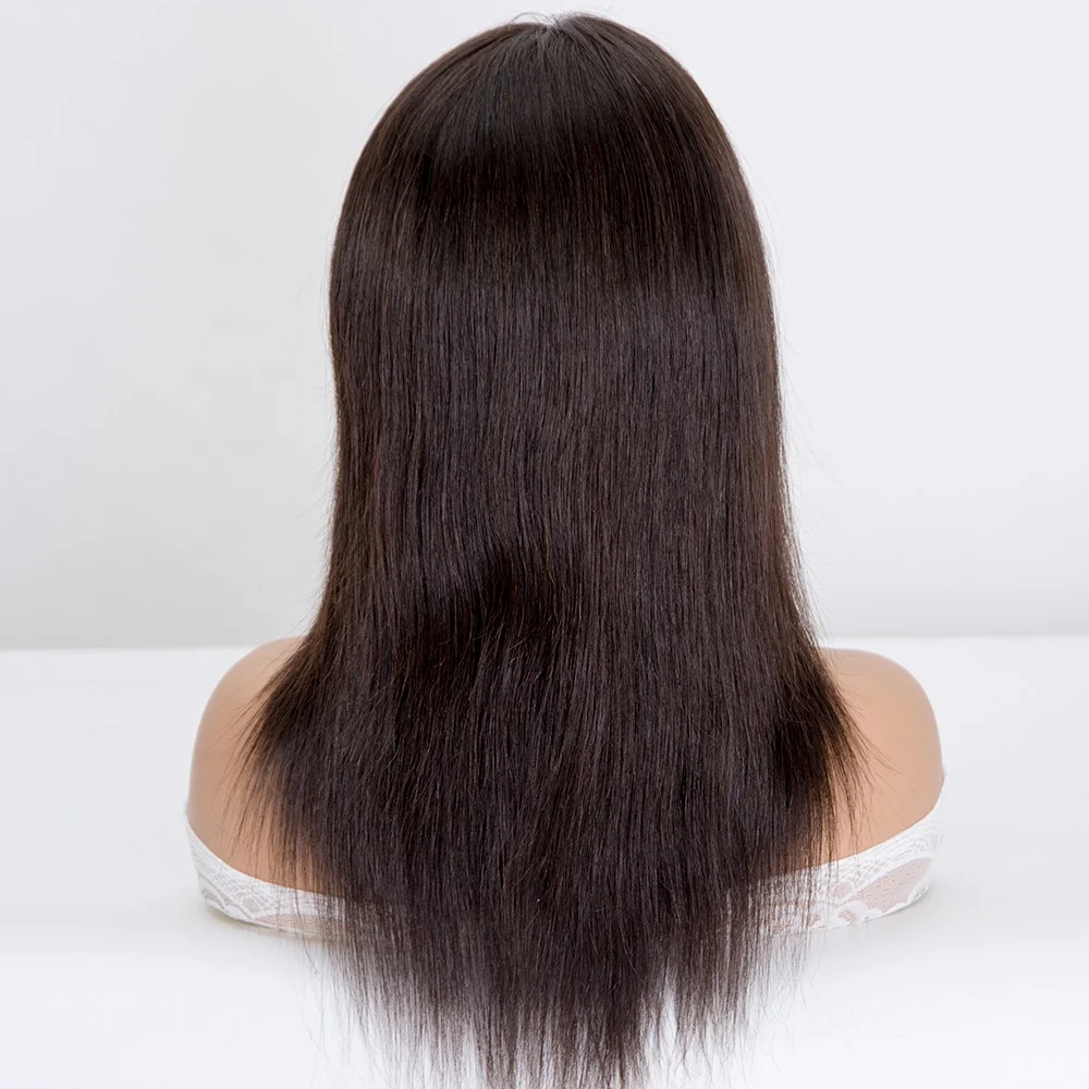 Ready to Ships transparent swiss lace wig 180% thick density virgin mongolian hair full lace wigs