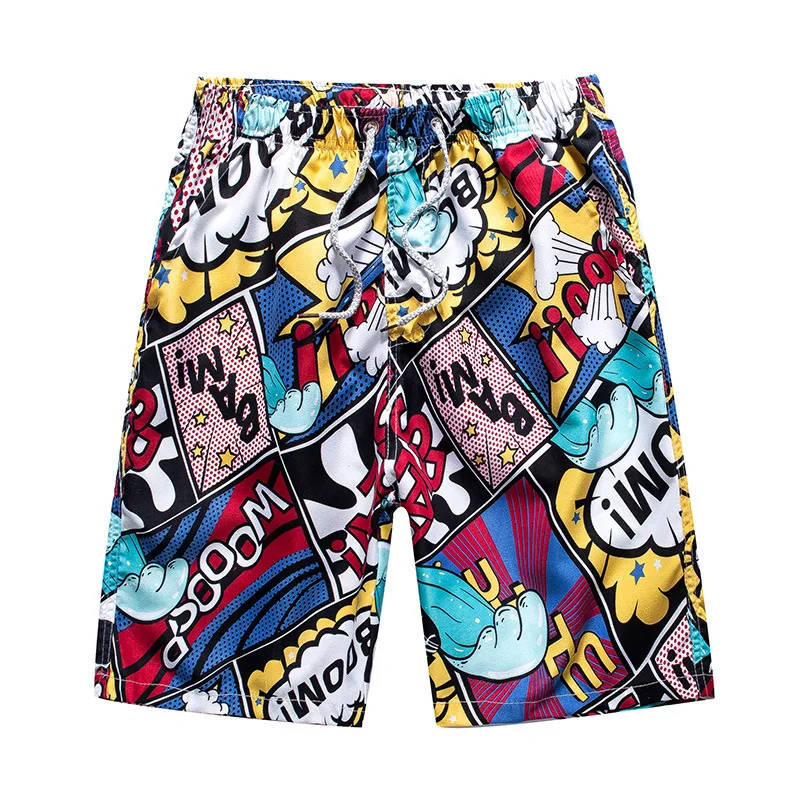 OEM Custom Summer Swim Trunks Polyester Boardshort Quick Dry Swimwear Men Beach Swim Shorts For Mens