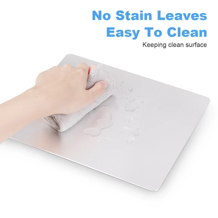 Double Sided Waterproof Metal Aluminium Hard Gaming Mouse Pad Wholesale