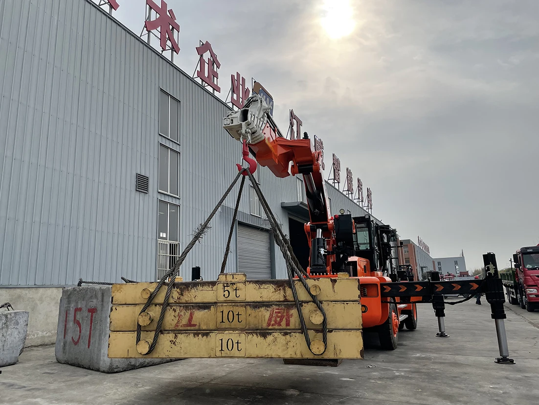 SOCMA Heavy Duty Forklift HNFC120-450 Crane Forklift Truck 12t forklift