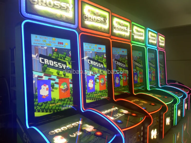 Popular ticket redemption coin operated  game machine Crossy Road arcade video game machines for game center