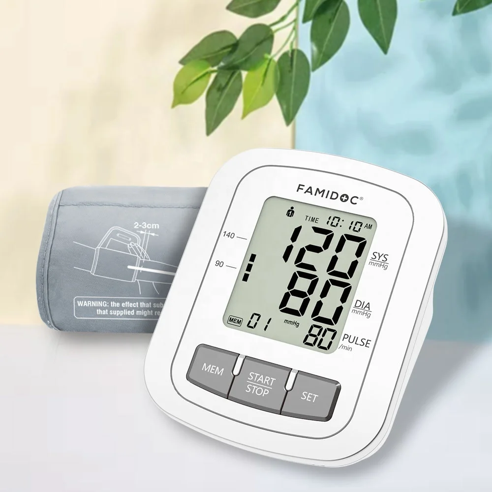 Cuff Upper Arm BP Machine Sphygmomanometer Blood Pressure checking Meter Household Electric Digital Tensiometer