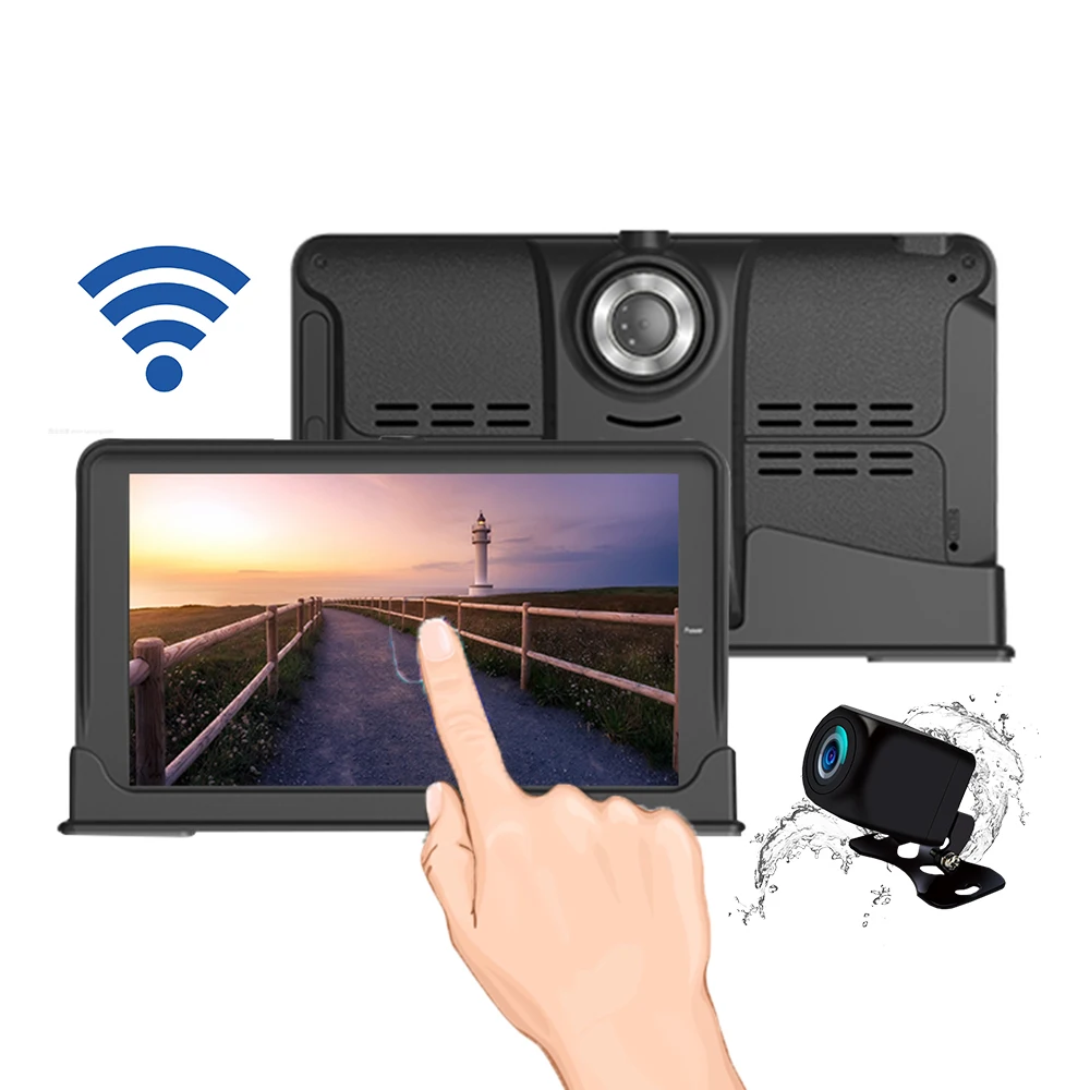 High Quality Car DVR Auto Camera Dash Cam Touch Screen GPS Navigation Car Driving Recorder 16GB
