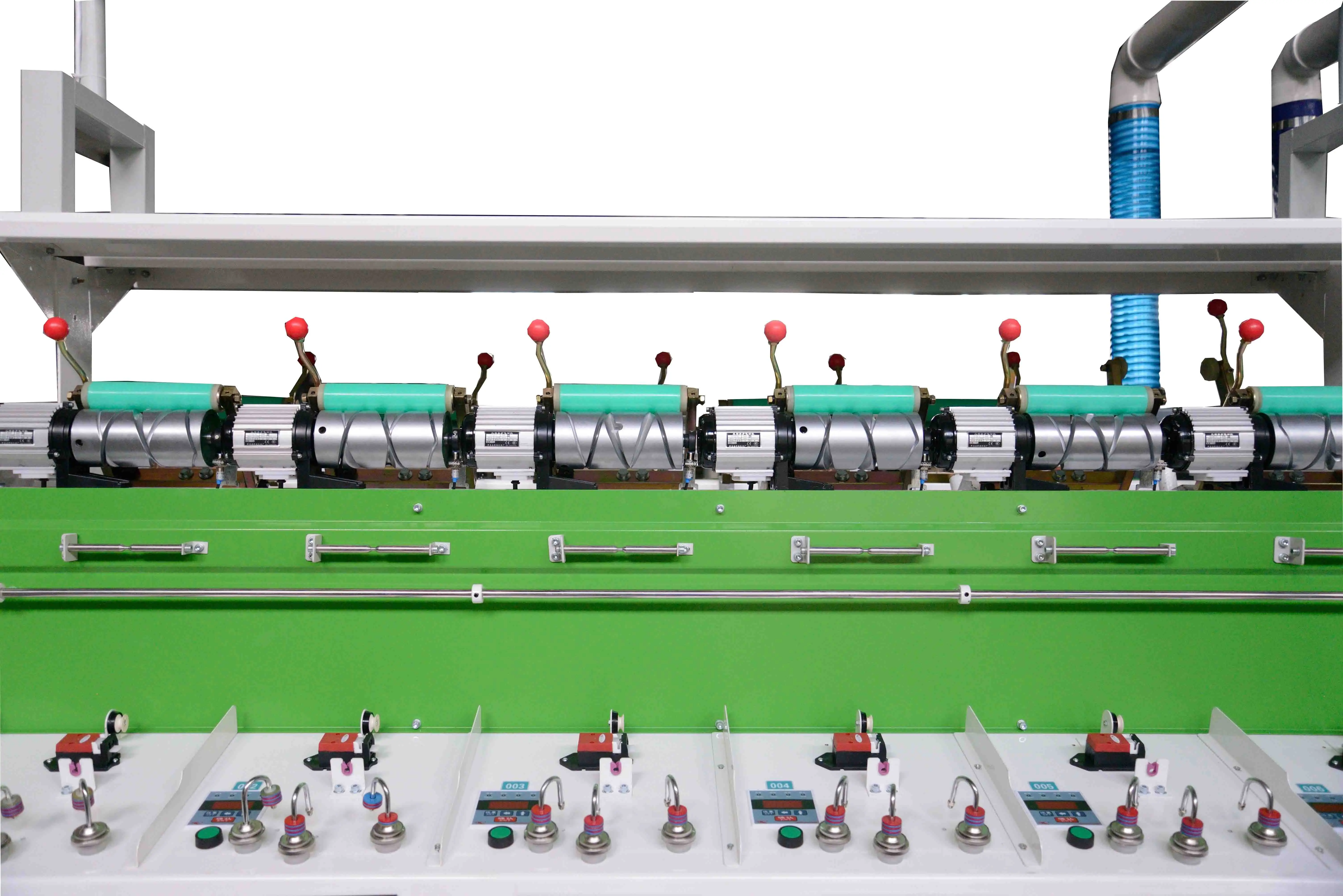 High speed yarn doubling machine