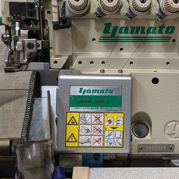 Высокоскоростная оверлочная машина для японского Yamato AZ8003G 3/4 промышленная швейная с резьбой