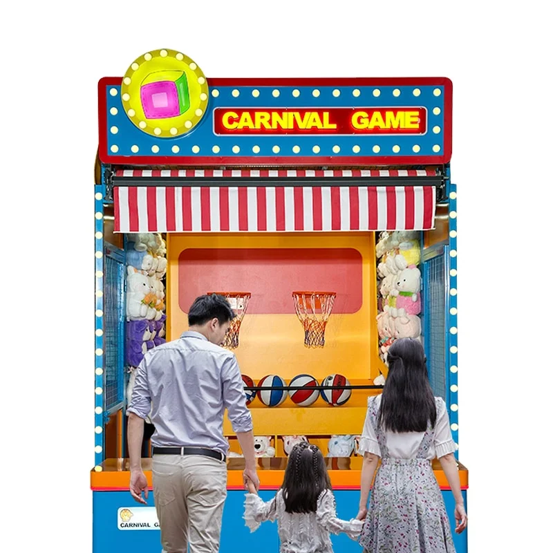 LTG Outdoor adult Carnival Games I Love Basketball Theme Park Plaza Large carnival booth game item stalls for sale