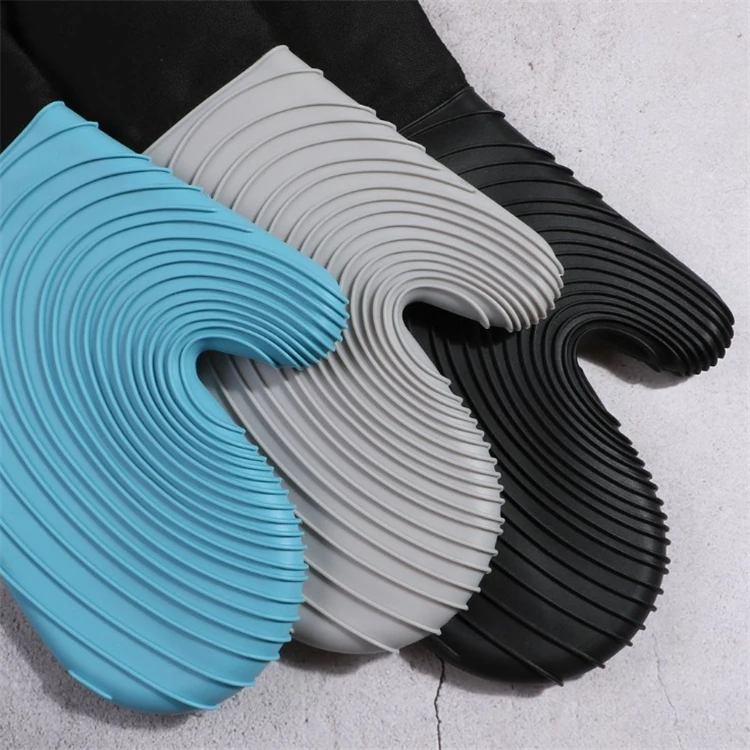 Kitchen Thick Heat-resistant Baking BBQ Glove Sets Extreme Heat Resistant Custom Oven Gloves Silicone