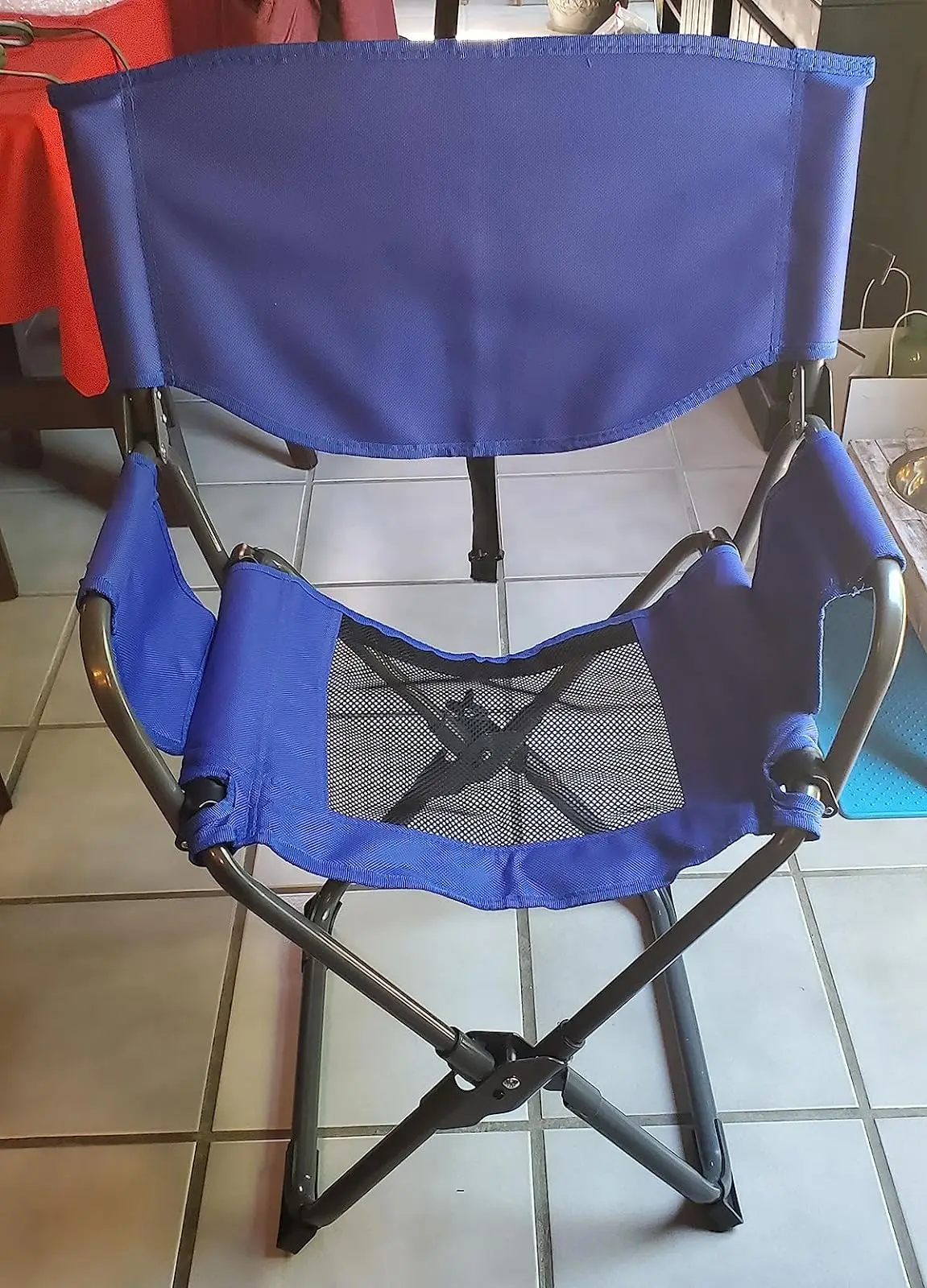 Wholesale portable oversized aluminum folding camping lightweight black metal outdoor director chairs