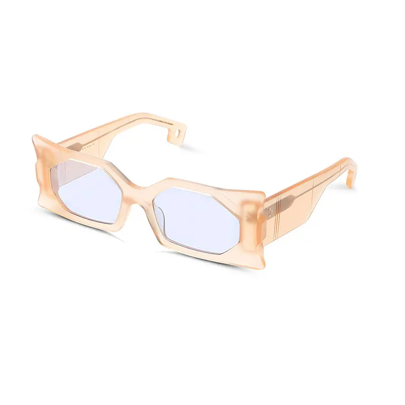 Custom your logo plastic bio acetate  sunglasses with anti-fog lens