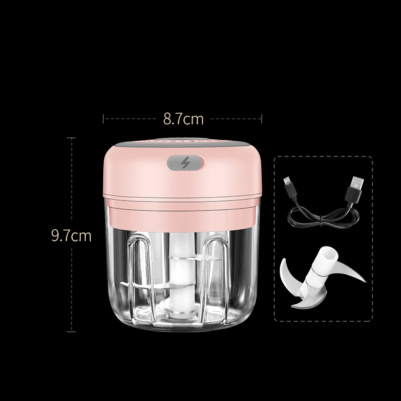 
2021 New product home accessories kitchen wholesale price private label mini electric garlic masher 