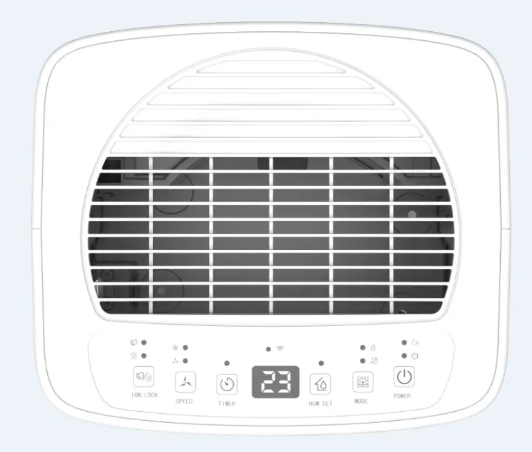 2024 Best Sale Mini Dehumidifier with LED Display Automatic Defrost Small Dryer for Wet Weather for Hotels Cars Households RVs