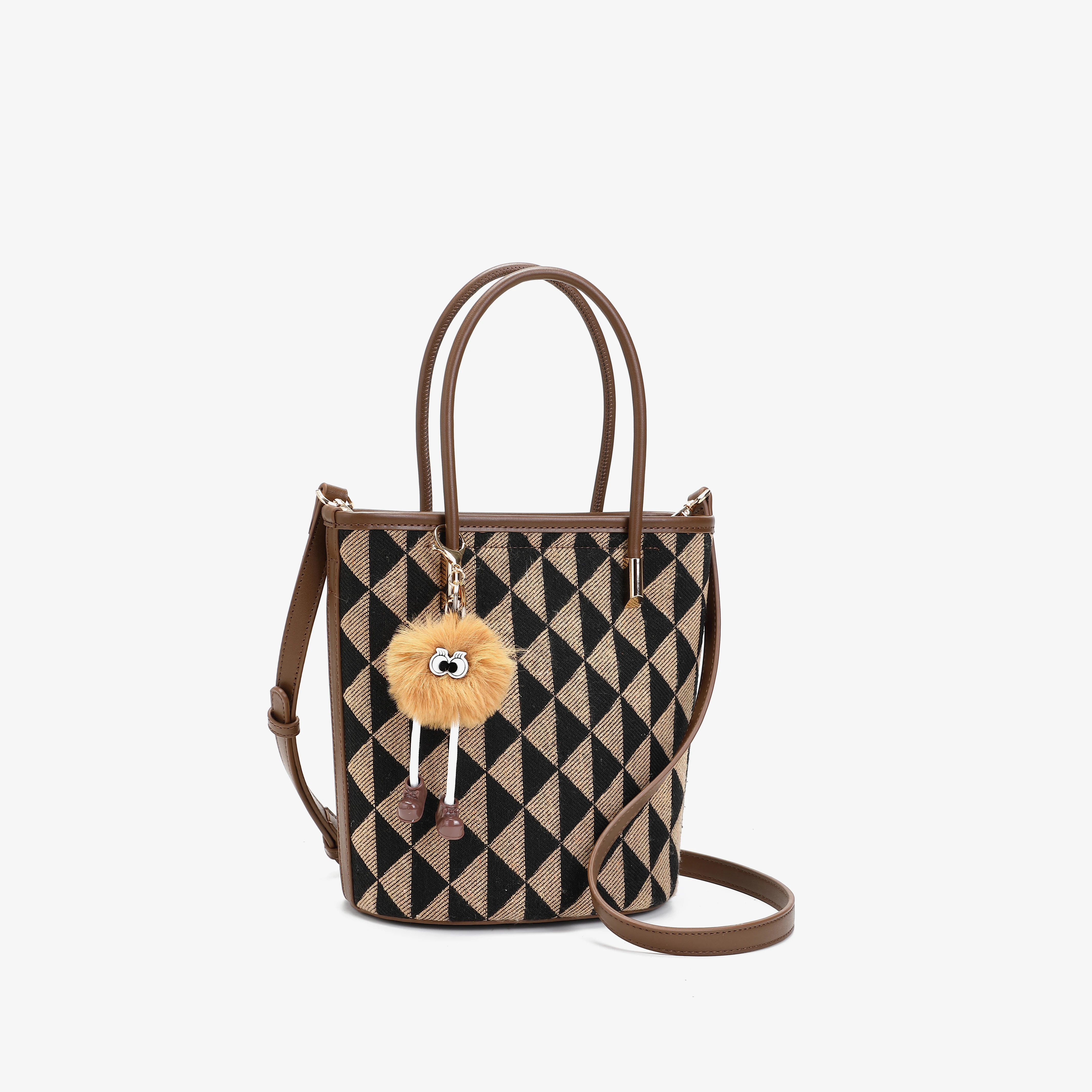 Hot Sale Professional Lower Price Embroidered Fabric Symbole Mini Bag Girls Tote Handbag Small 2 in 1 Crossbody Bags