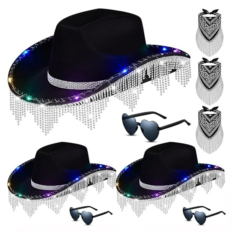 Высококачественная упаковка ковбойские чехлы на заказ новинка серебристый чехол распродажа ковбойская шляпа в западном стиле