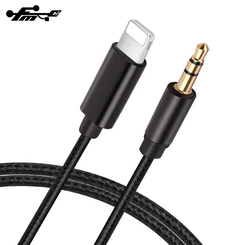 3.5mm Aux Audio Cable For iphone 11 Nylon Braid Aux Audio Extension Cable