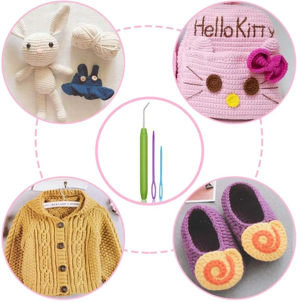 Wholesale High quality Metal Crochet Hook Knitting Loom Hook