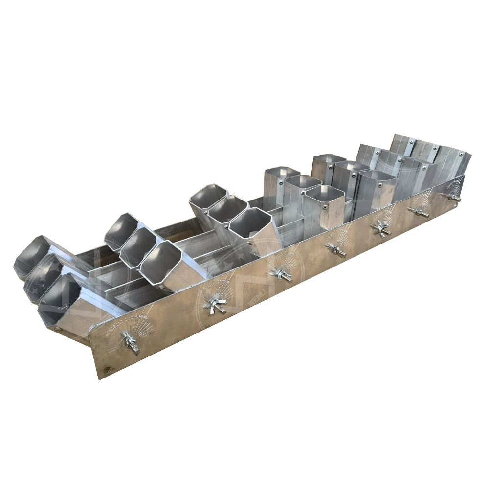 1.75-inch firework mortar frame with 50 fixed angle bracket fiberglass mortar tube for firework show
