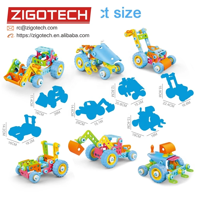 
118pcs take apart toy DIY building creative assemble set education engineering and creative stem gift play set toys for kids 