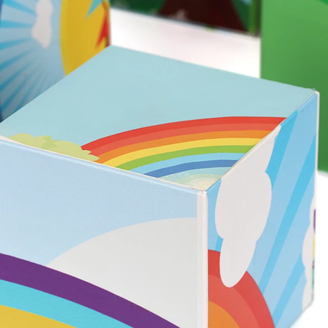 
Customized Paper Magnetic Magic Cube Puzzle DIY Intelligence Toy 