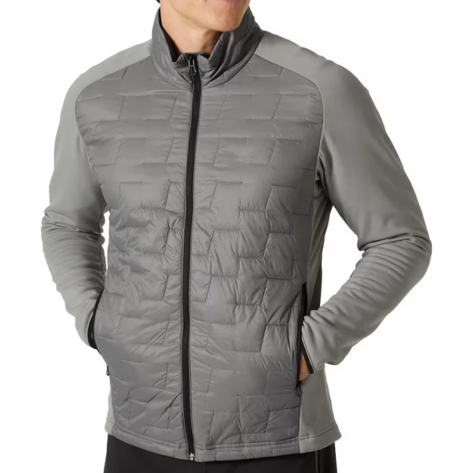 2023 Custom Logo Heated Parka Outdoor Winter Men Fur Nylon Fashion Padded Down Puffer Jacket