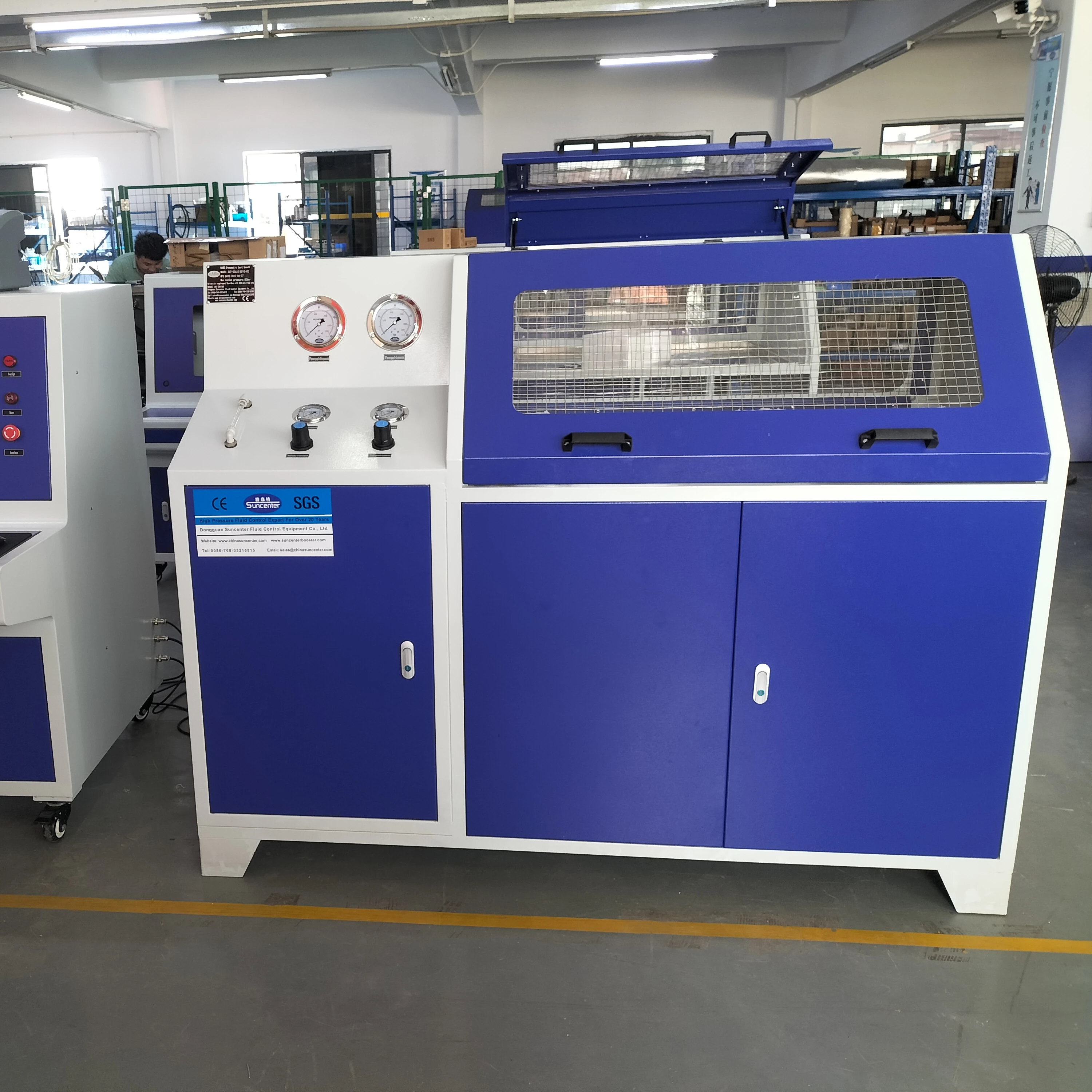 Copper Pipe Hydro Testing Machine Hydraulic Pressure Test Stand for Hose