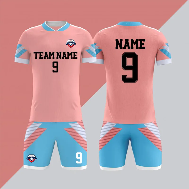 Custom Retro Football Shirts Sublimation Printing Sports Soccer Jerseys Team Club Football Uniforms Sets Kits Soccer Wear