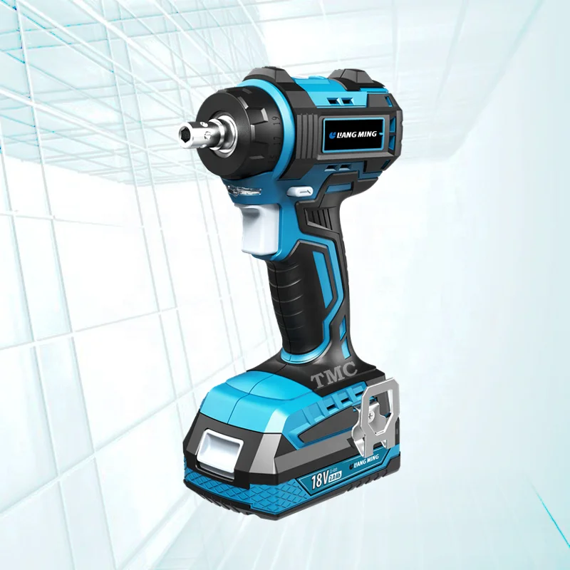 High Perfomance 19+1 torque 18V Li-ion/lithium battery pack Rapid Charging Cordless Brushless HEX Drill with LED Light HD-B0418E