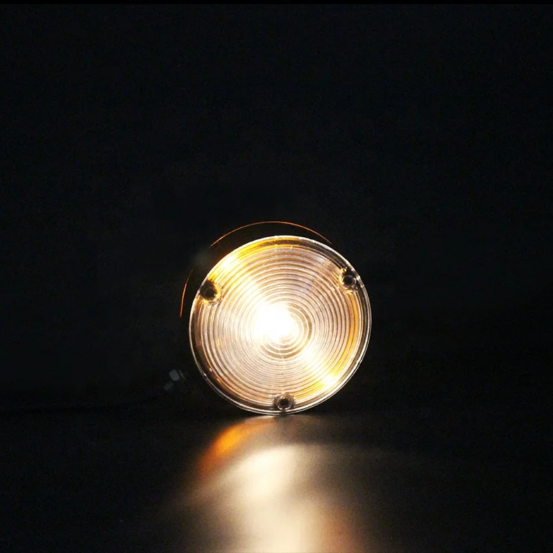 Super bright Vehicle Car truck trailer plastic frame 12v 24v bulb amber double faces trailer tail light