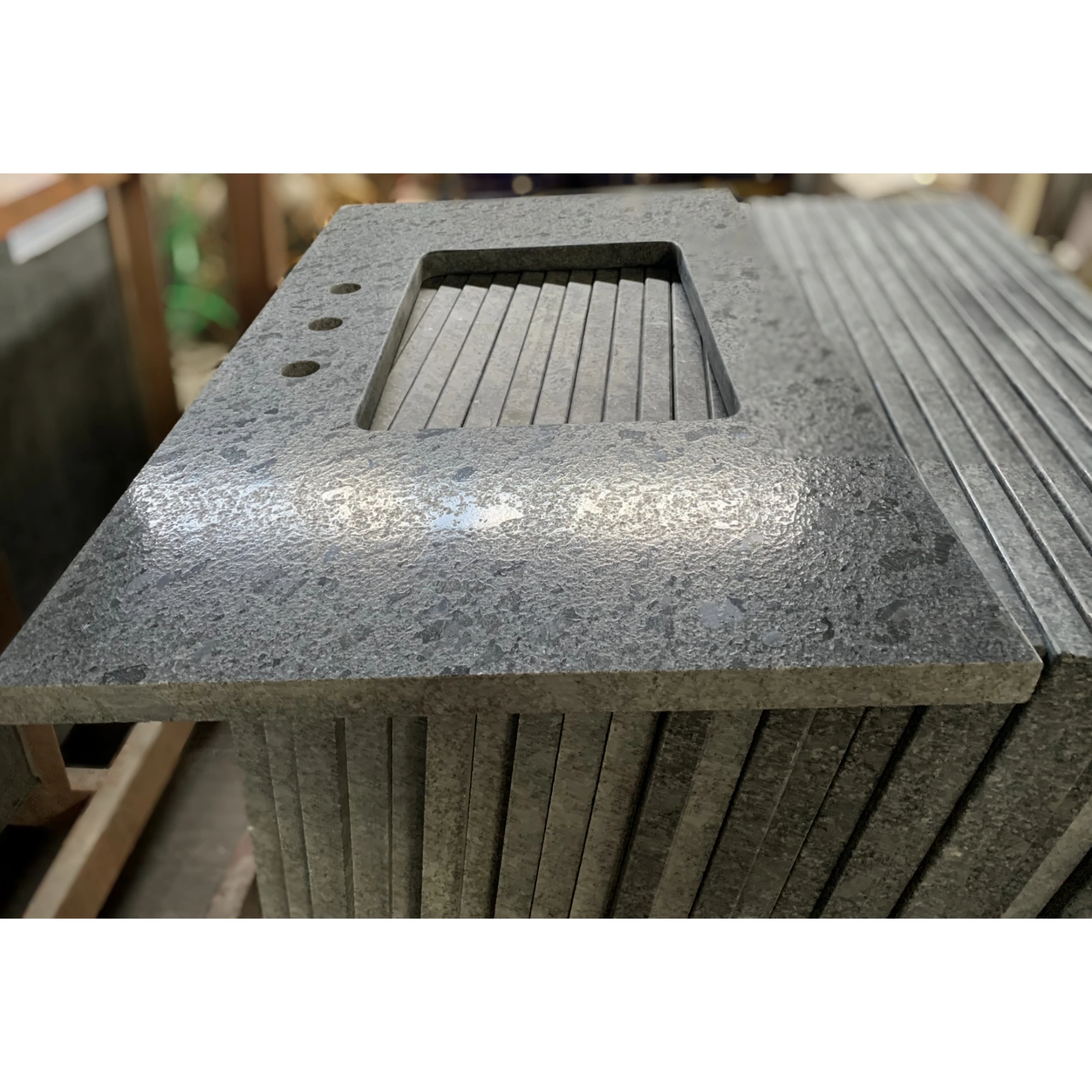 Chinese Cheap Granite Steel Grey Granite Stone Countertop