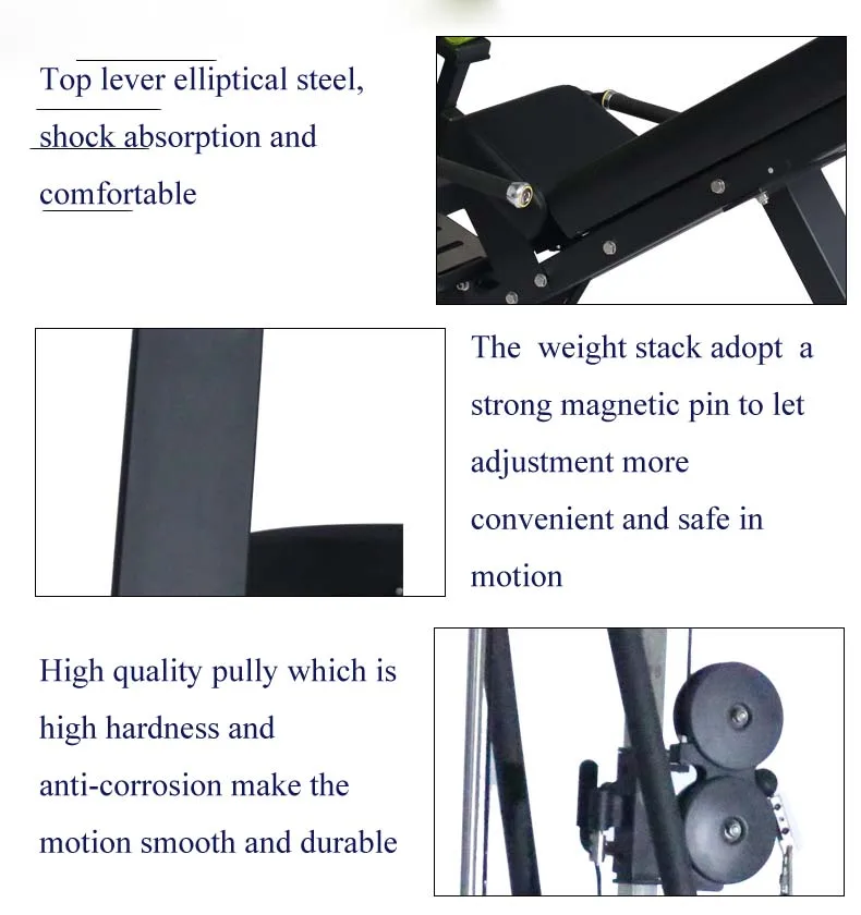 SH Commercial strength training machine fitness equipment crossed cable fitness equipment