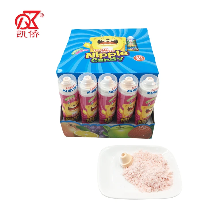 10g Toothpaste nipple candy