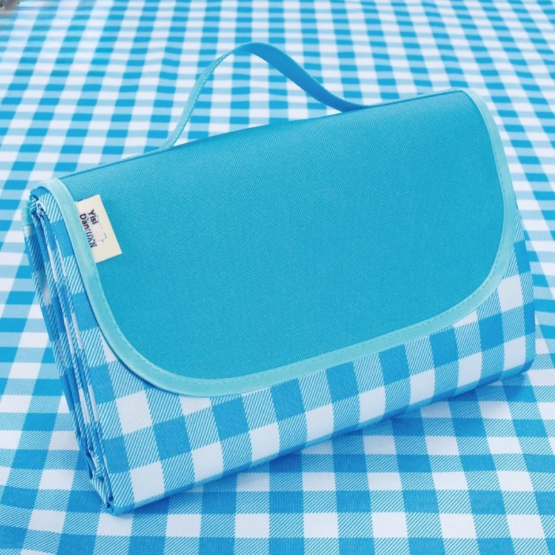 Family Travel Camping Custom Outdoor Beach Mat Foldable Sand-Free Waterproof Picnic Blanket