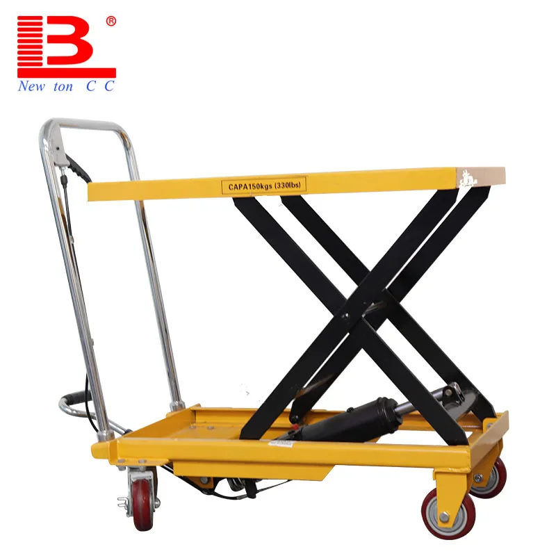 wholesale hand lift tables machine truck 0.3t 0.5t 0.8t 1t manual hydraulic lift 1m 1.5m work platform