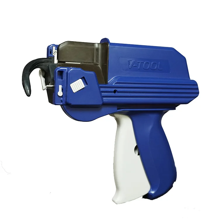 Hot sale V-TOOL Tag Gun and Loop Pin for cloths shoes bags Reduce Labor