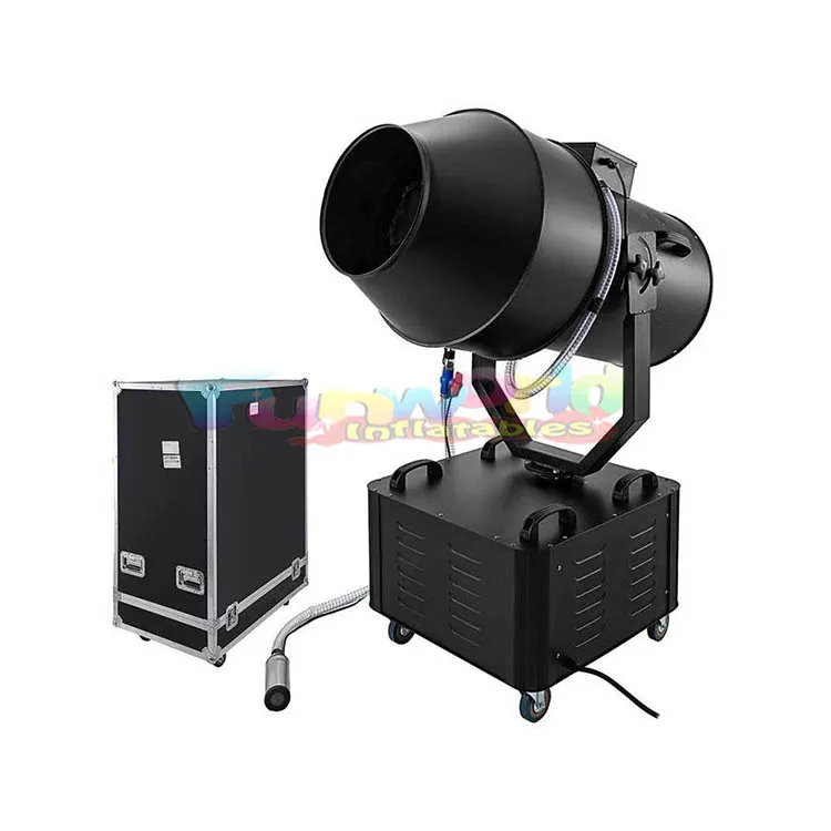 Outdoor jet night bubbles club moving foam party pool blower cannon 3000W spray foam machine