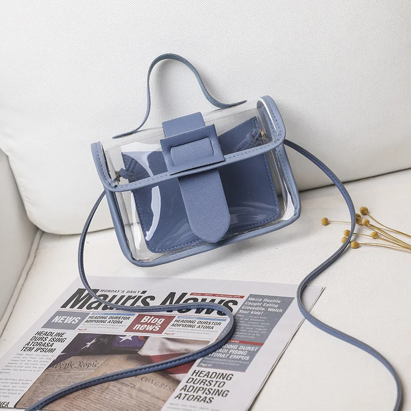 New Arrivals Hot Sell Clear Transparent Jelly Bag Crossbody Shoulder Bags