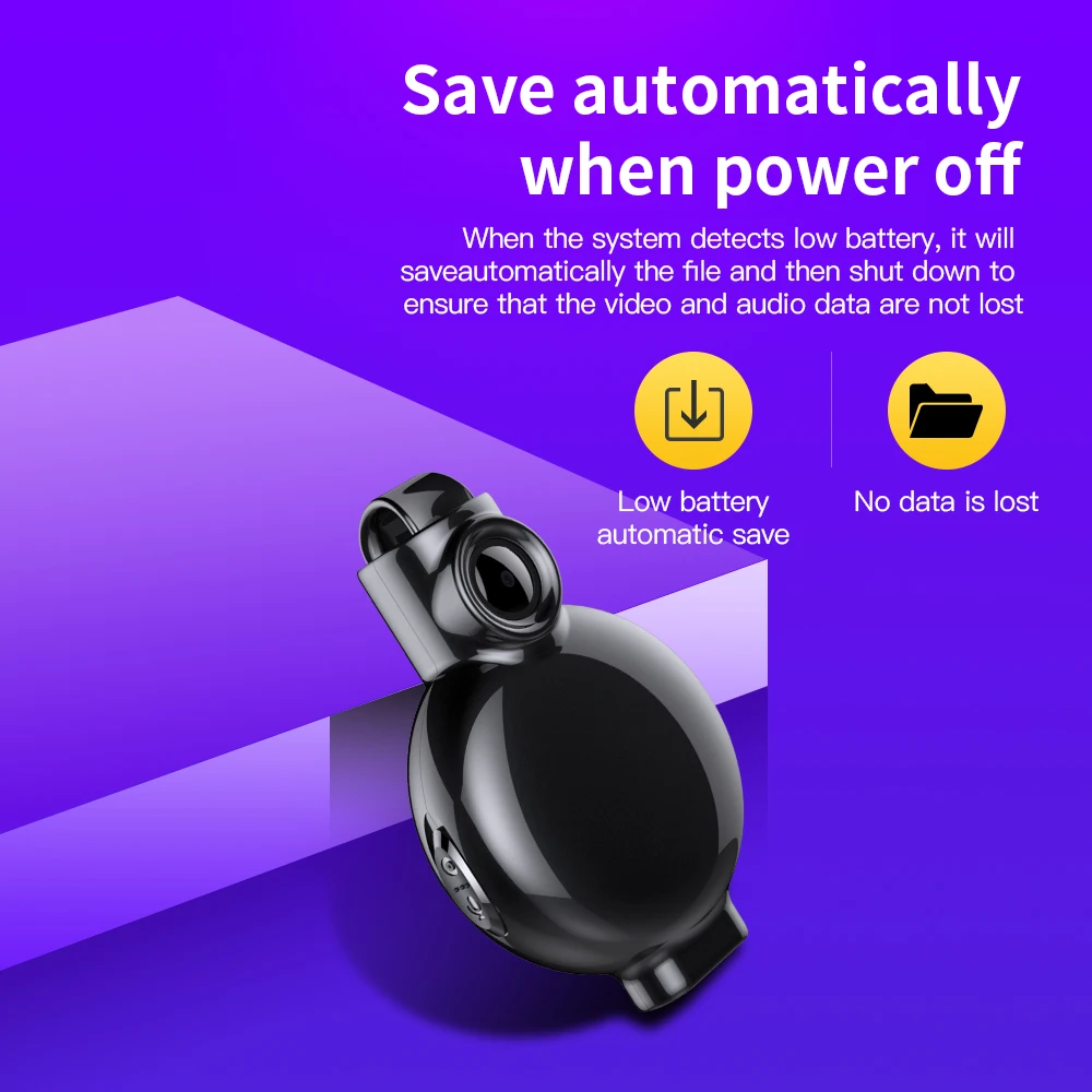 V6 Wireless Mini Camera HD 1080P Wearable Audio Voice Intelligent Sport Recorder Outdoor Bicycle Phone Watching Small Camera