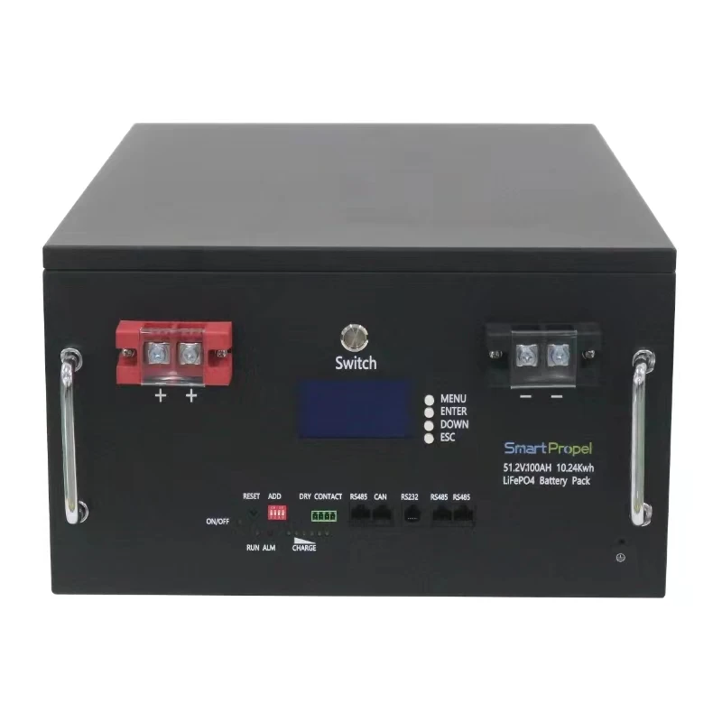 EU Stock Rack Mount 48V 100Ah 150Ah 300Ah Lifepo4 Battery 48 Volt 51.2V 200Ah 10Kwh Solar Lithium Ion Battery 48V 200Ah Solar