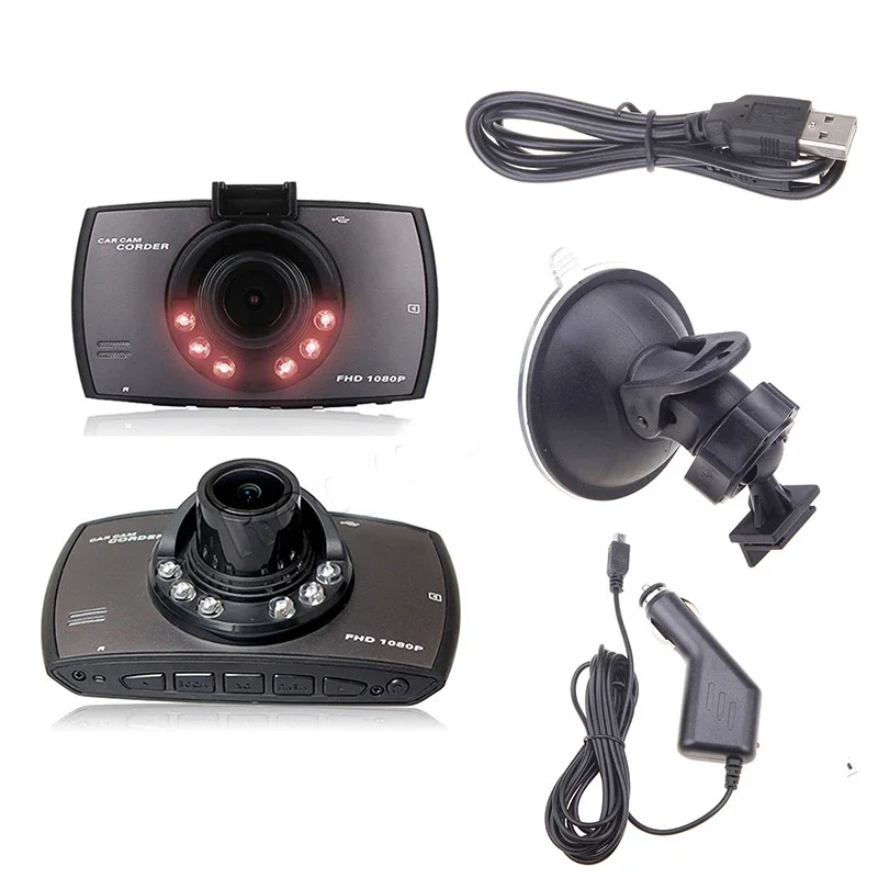 New Auto Car DVR Camera Dash Video Recorder Portable High Quality 1080P Durable Fashion LCD G-sensor Night Vision G30