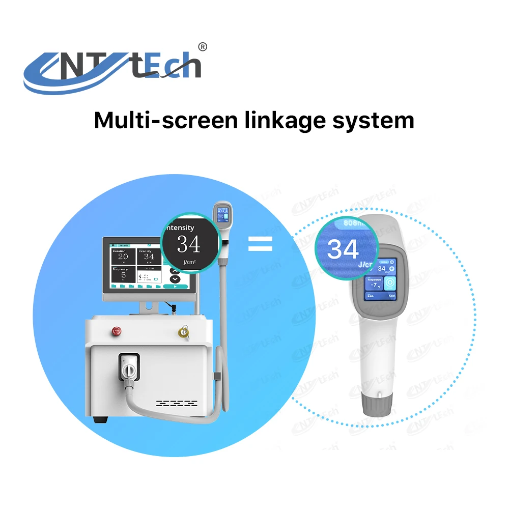 Aesthetic medicine 808nm diode laser hair removal permanent machine for hair removal pain free