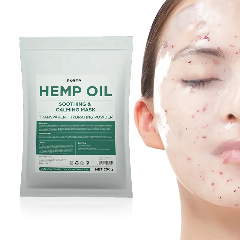 High Quality Anti Aging CBD Hemp Frozen Collagen Whitening Moisturizing Face Mask Powder Best Face Mask For Whitening Skin