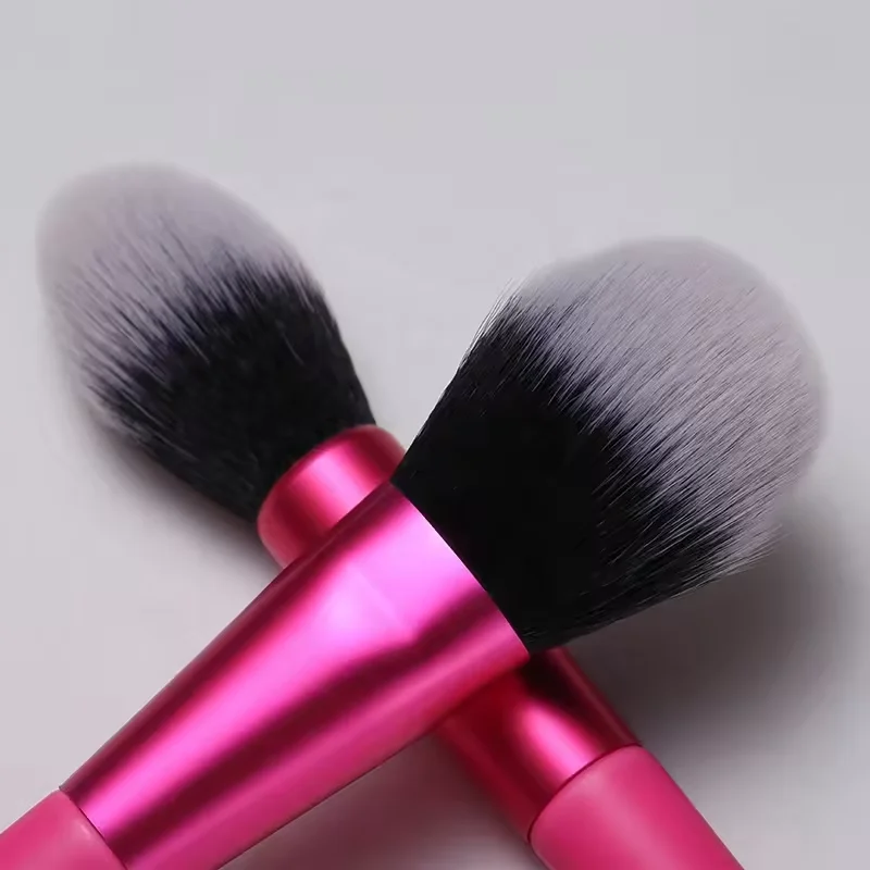 2024 New Arrivals High Quality Black Solid Wood Handle Wool Soft Brush Loose Powder Brush Eye makeup brushes