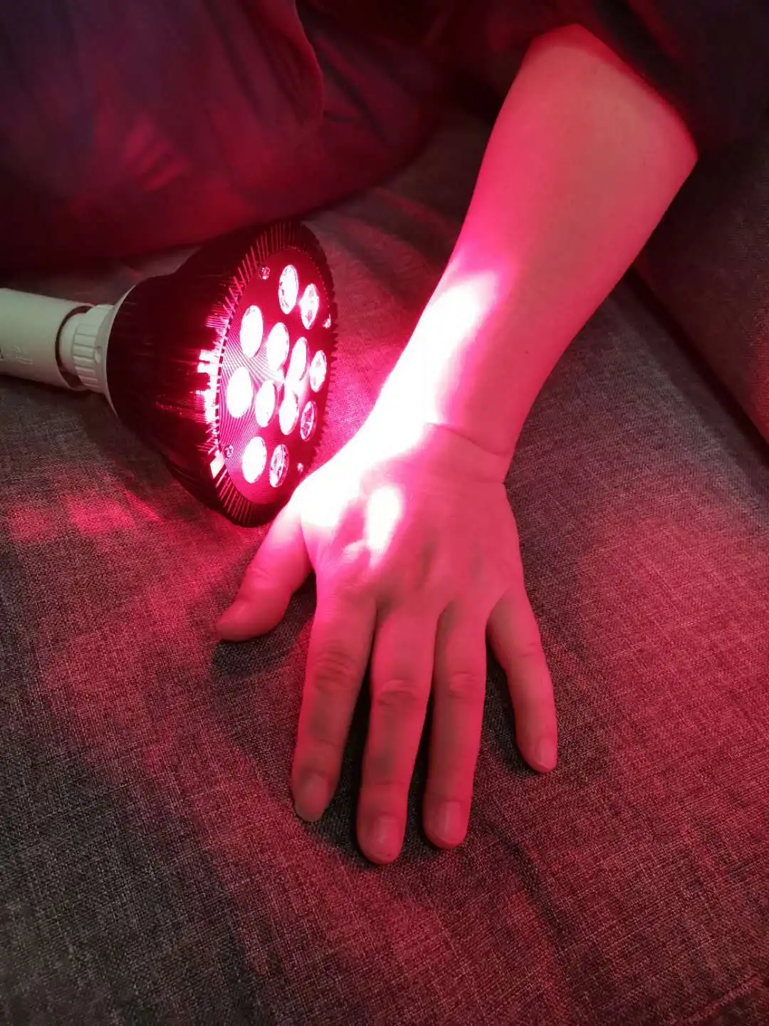 Bulb Phototherapy 660nm 850nm Collagen Hair Growth Device Infrared Lamp Wrinkle Rejuvenation Led Red Light Therapy