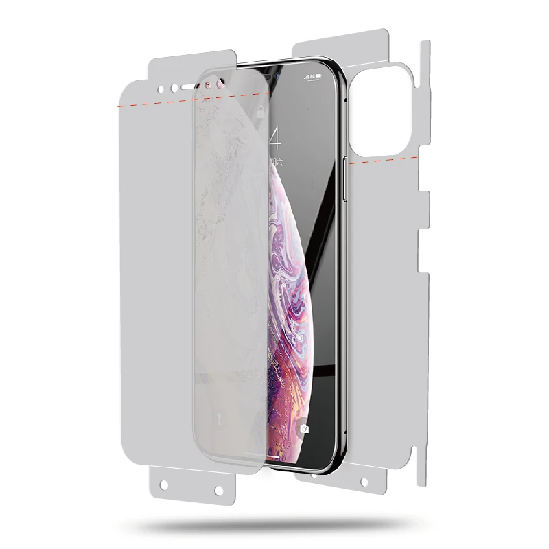 
Mobile Phone Ultra-thin 0.22mm Full coverage Protective Film TPU Screen Protector For iPhone 12 Protection Film 