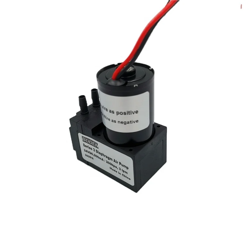 Бесшумный диафрагменный насос 12 в 6 л/мин 3 бар с воздушным покрытием и глушителем для ароматических машин