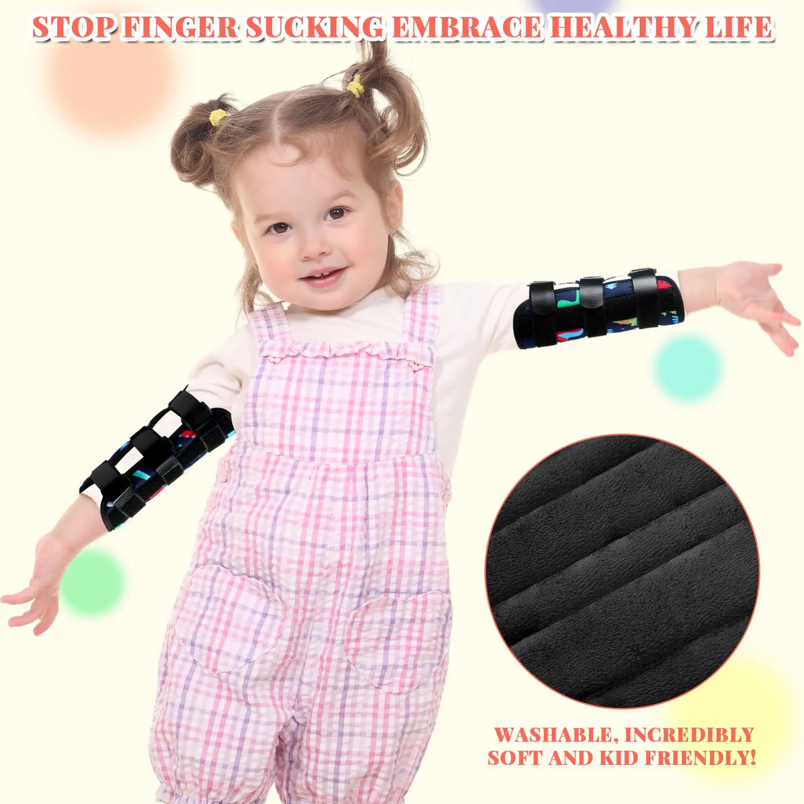 Treatment Dinosaur Finger Sucking Deterrent Guard Prevention Anti Nose Picking Pediatric Elbow Immobilizer  Thumb Sucking Stop